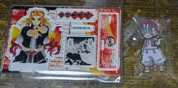 귀멸의 칼날 아카자 무한열차 연결 아크릴 스탠드 명장면 디오라마 렌고쿠