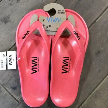 VIVA! 비바 아일랜드 비치 샌들 토마토 빨간색 사이즈 27cm