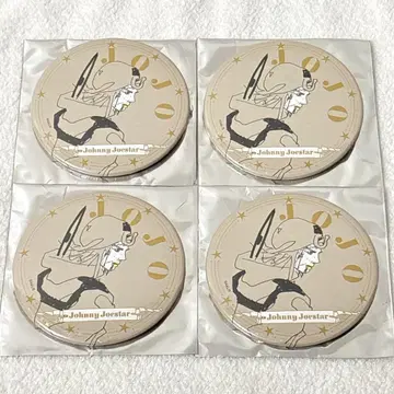 조니 75mm 홀로그램 캔뱃지 4개 죠죠 월드 Ver.Sktch