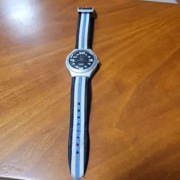 Swatch 손목시계 쿼츠 블랙/블루