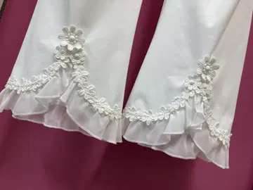 슈퍼뷰티 완판! 신상 밑단 프릴 썸머 하이텐션 크롭 팬츠