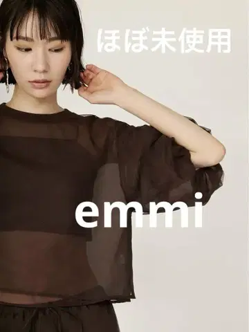 emmi 시어 레이어드 블라우스