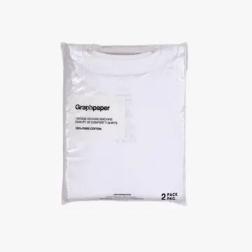 [ Graphpaper ] 2-Pack Crew Neck Tee (1개)