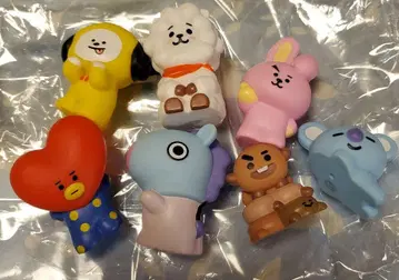 BTS 소프트 비닐 플라스틱 피규어 인형 컴플리트