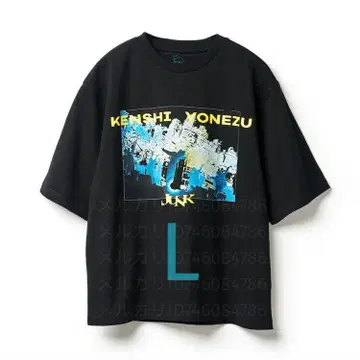 요네즈켄시 티셔츠 L 블랙 월드 투어 JUNK