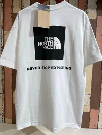 THE NORTH FACE 백 스퀘어 로고 티셔츠 NT32447 W2 L