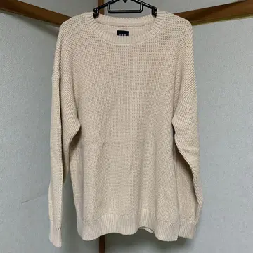 GAP 베이지 크루넥 니트 S 사이즈