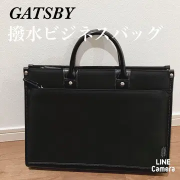 [미사용품] GATSBY 발수 비즈니스 백 블랙 A4 컴퓨터