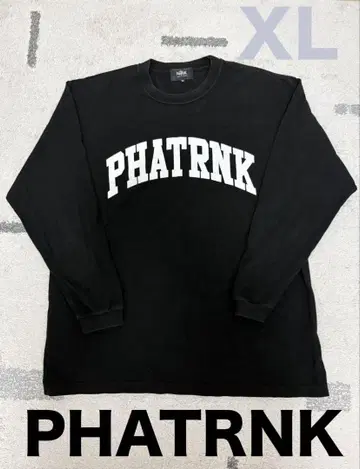 PHATRNK 로고 트레이너 XL 블랙