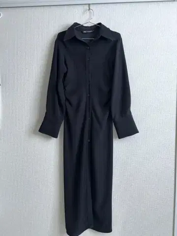 ZARA 블랙 셔츠 원피스 긴팔