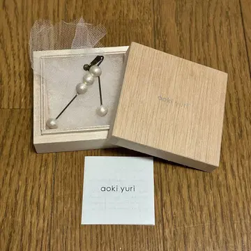aoki yuri 코튼 펄 이어 커프