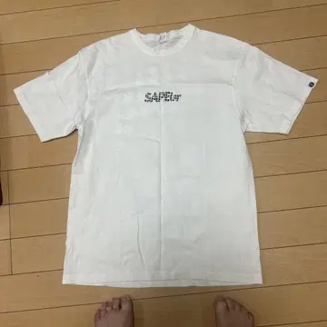 SAPEur Hounds Tooth Head 사이즈 L 화이트