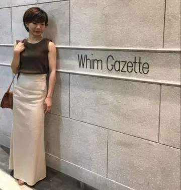 Whim Gazette 롱 스커트/WG18C0013060100/36