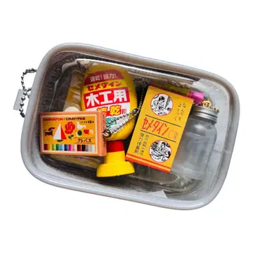 캡슐 토이 가챠가챠 본드 크레파스 세메다인 노트 파우치 포함