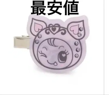 나루미야 캐릭터즈 메조피아노 데빌리 쨩 반짝이 앞머리 클립 베리에