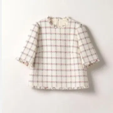 룰루 윌로비 카라미 체크 반팔 상의