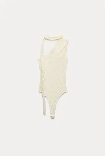 ZARA 비대칭 레이스 바디수트
