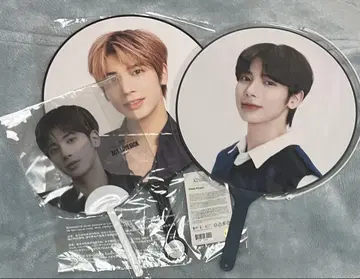 txt 태현 부채 3개 세트