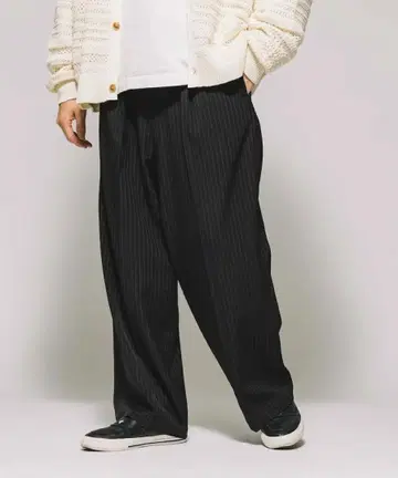FREAK'S STORE 와이드 스트레이트 원턱 슬랙스