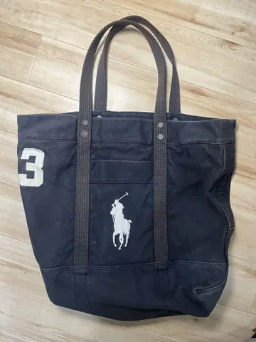 Ralph Lauren 대용량 토트백 블랙