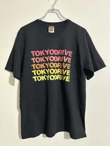 TOKYO DRIVE CAR CLUB 반팔 티셔츠 블랙 M 사이즈