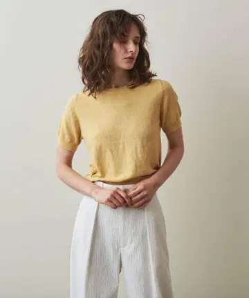 Steven Alan/KNITYARNHALF SLEEVE PULLOVER