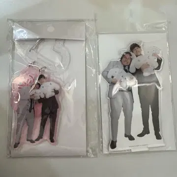아크릴 스탠드 카라비너 키링 더블히가시 시나모롤