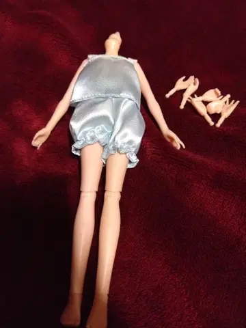 리카짱 인형 본체 실버 의상 손 부품 포함 리카짱 리카짱 캐슬