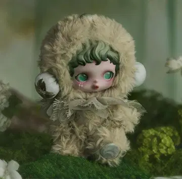 정품 SKULLIPANDA 봉제 인형 펜던트 키링 스컬팬더