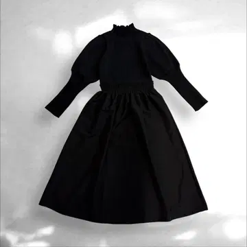 S-394 universal muse 긴팔 원피스 퍼프 슬리브