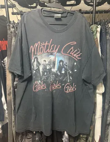 00s Motley Crue 머틀리 크루 빈티지 밴딩 티셔츠