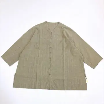 새상품 최근 모델 Babaghuri 코튼 스티치 블라우스 요건 레일