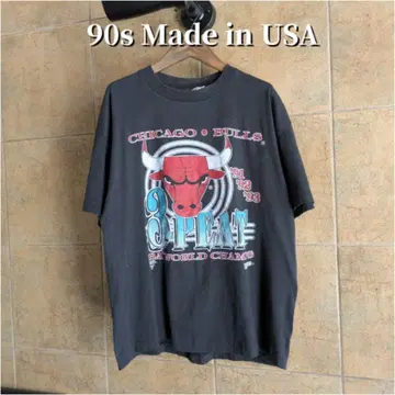 90년대 USA 제작 시카고 불스 Chicago Bulls 티셔츠 L