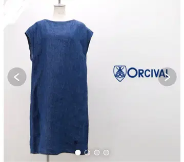 ORCIVAL 데님 블루 원피스