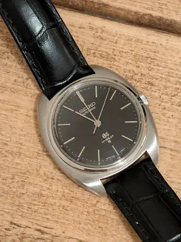 Grand SEIKO 오토매틱 시계 5641-7000 블랙 다이얼