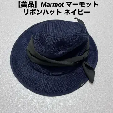 [새상품급] Marmot 마모트 리본 햇 네이비