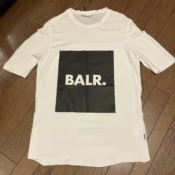 BALR. 보러 박스 로고 티셔츠 화이트 M 사이즈