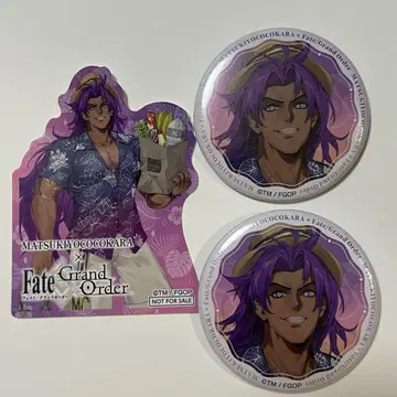 fgo fate 마츠모토키요시 캔뱃지 스티커 비마 코코라카 파인