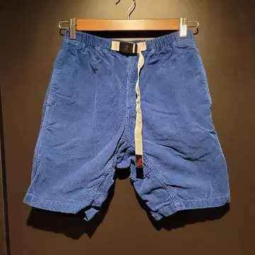 그라미치 어반 리서치 DOORS 별주 파랑 코듀로이 숏 팬츠