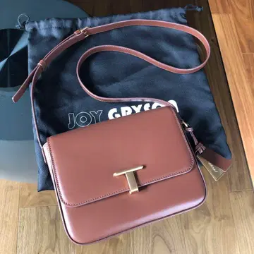 JOY GRYSON 크로스 바디 백 브라운