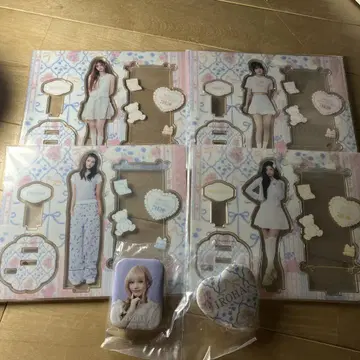애니마이 복권 ILLT C상 아크릴 스탠드 x 4개 캔배치 원히 모카