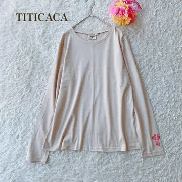 TITICACA 티티카카 [ L ] 긴팔 티셔츠 심플 베이직 자수