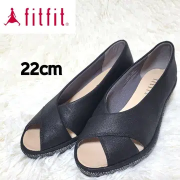 [컨디션 최상] 미사용 fitfit 웨지솔 오픈토 샌들