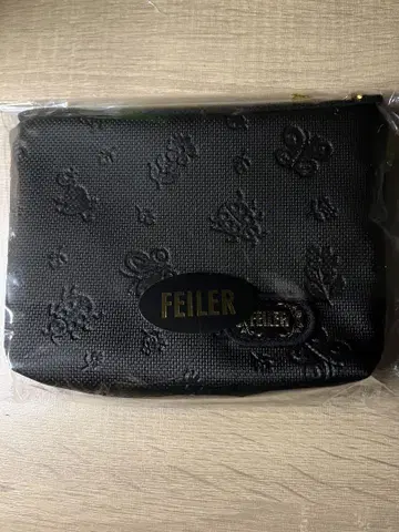 FEILER 하이디 블랙 파우치 대용량 예쁜 화장품 파우치