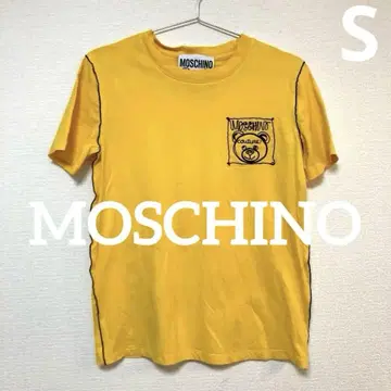 [정품] MOSCHINO 모스키노 티셔츠 자수 반팔 여성용