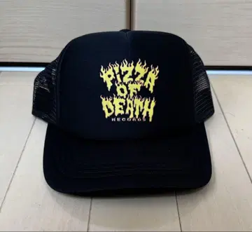 PIZZA OF DEATH 피자 오브 데스 메쉬 캡 파이어 패턴