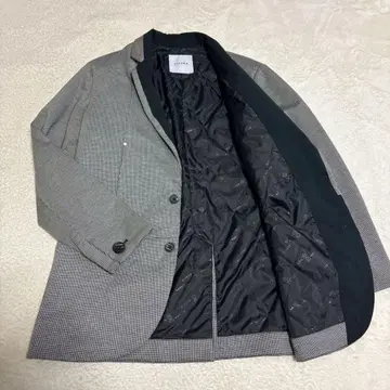 새상품급 시테라 블루종 자켓 하운드투스 체크
