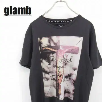 glamb 그램 반팔 티셔츠 사이즈 2 그레이 남성용