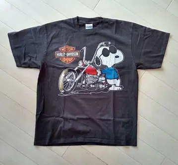 할리 snoopy 바이크 T셔츠