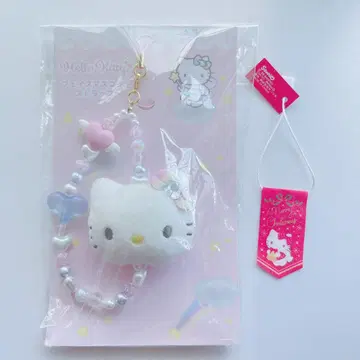 산리오 봉제 인형 마스코트 스트랩 헬로키티 HelloKitty